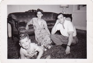 Peter 2 yr bday-1949 MomDad.jpg